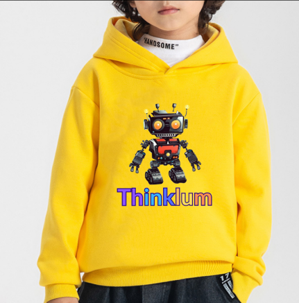 Thinklum Branded Robot Hoodie for Youth and Adults