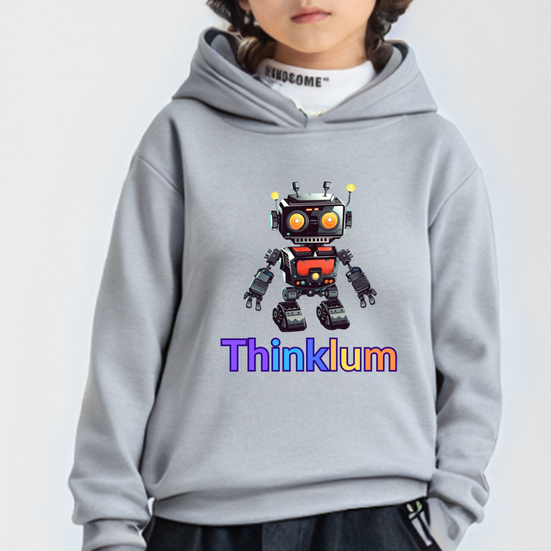 Thinklum Branded Robot Hoodie for Youth and Adults