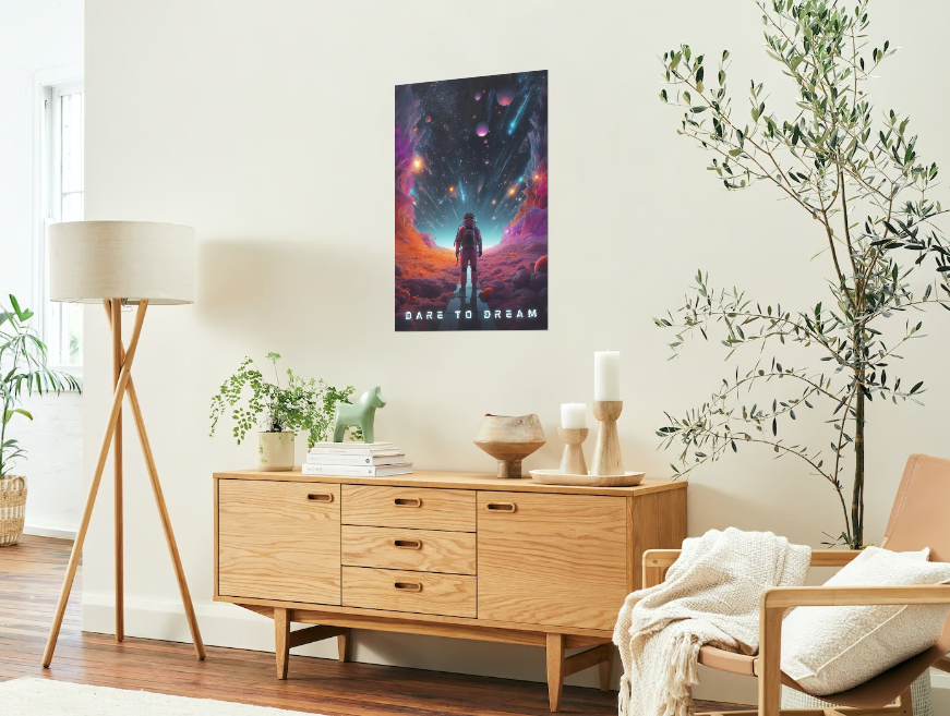 Kids Astronaut Poster by Thinklum