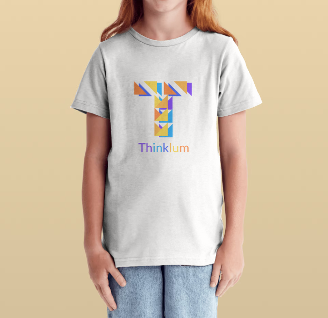 Branded Thinklum Robot T-shirt for Youth