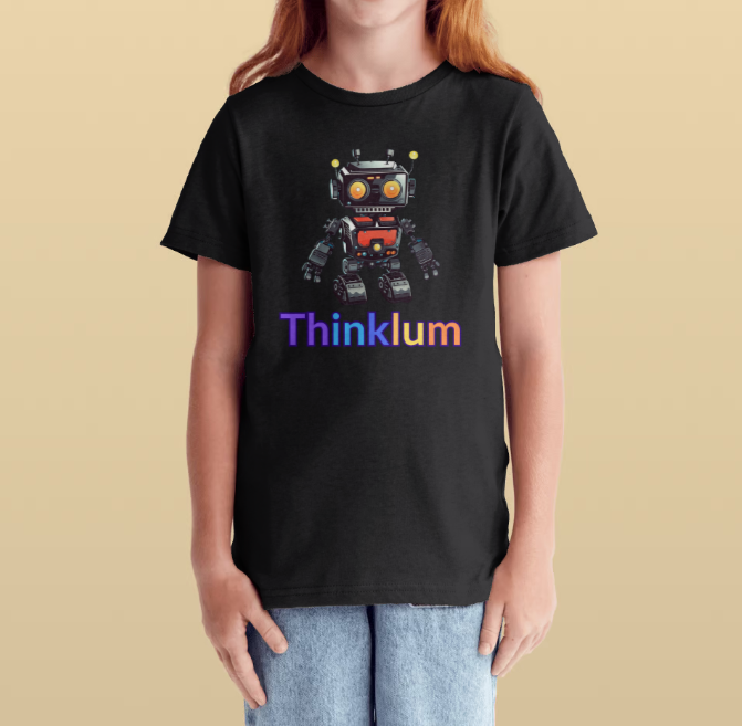 Branded Thinklum Robot T-shirt for Youth