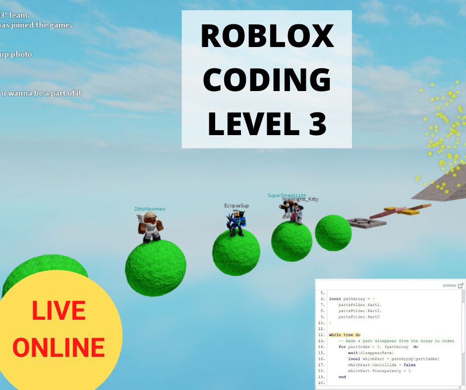 Online Roblox Coding Camp - Online Coding Camps – Thinklum