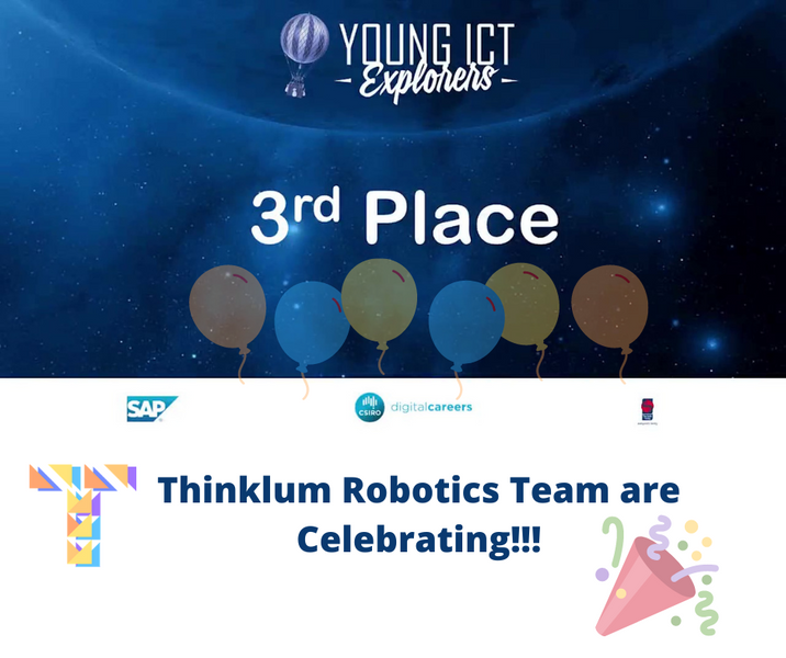 Thinklum wins Young ICT Explorers 3rd place in NSW with Handy Hands Robotics project
