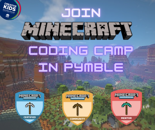 Minecraft Level 1 - Coding Camp in Pymble Club