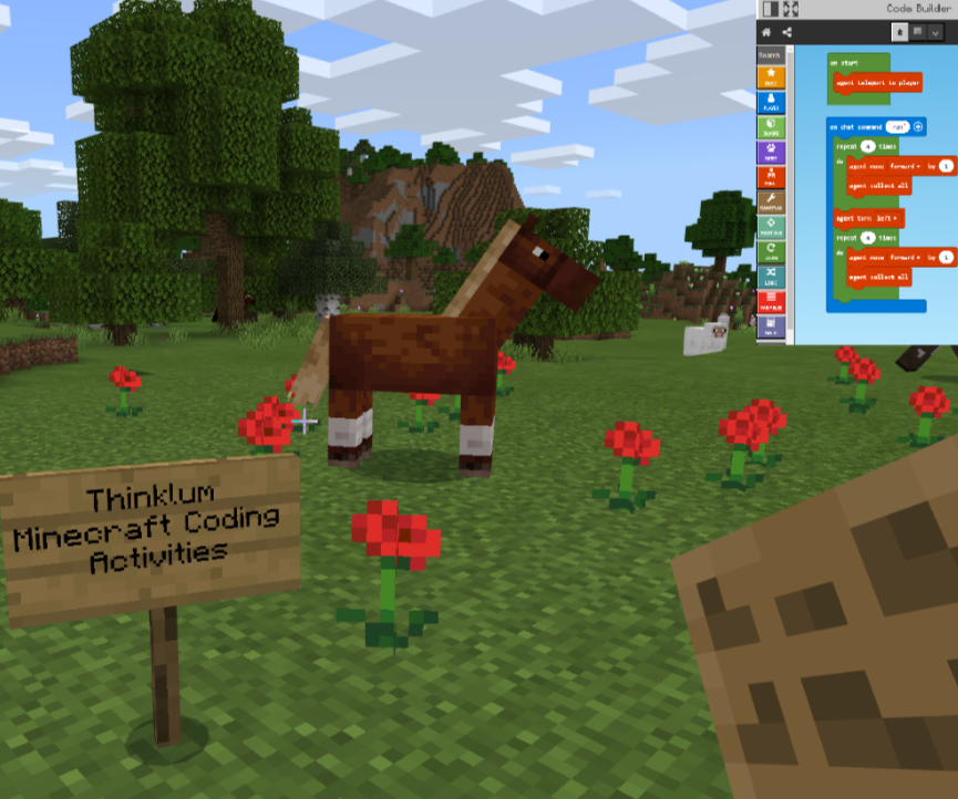 Minecraft Level 1 - Coding Camp in Concord West Club – Thinklum