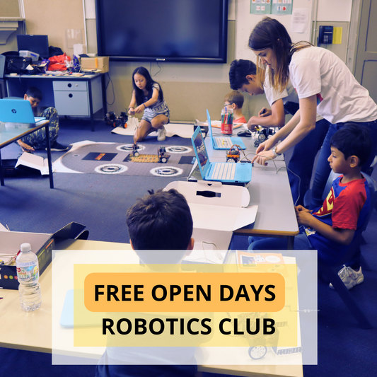 Open Days - Robotics Club for Kids - Free 1 hour Class