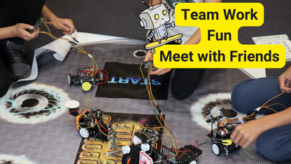Teamwork Fun and Meeting with Friends at Robotour Robotics Competition
