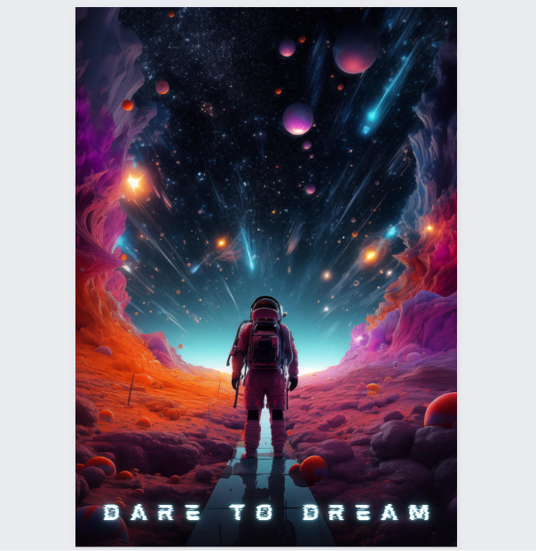 Kids Astronaut Poster by Thinklum