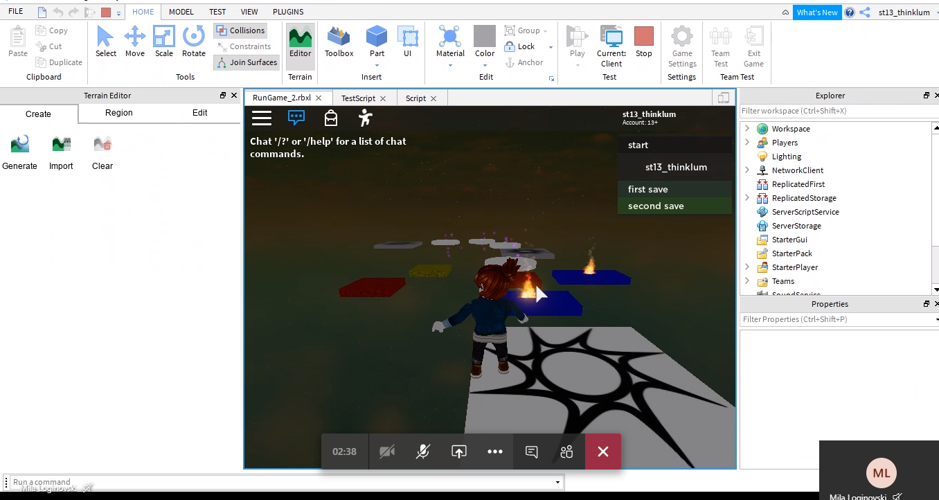 Online Roblox Coding Intro LEVEL 1 - Term 4 2023 - Online Coding Class – Thinklum