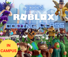 Load image into Gallery viewer, In Campus Roblox Coding Intro LEVEL 1 - Coding Class for Kids - School Grades Y3-Y7
