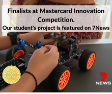 Load image into Gallery viewer, Thinklum student is a finalist with his robotic project at Master card innovation competition