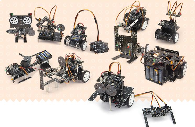 Robotics kit Step 1 robotics projects to learn building and coding robots